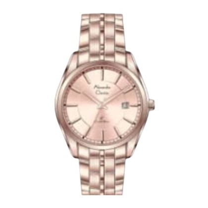 Alexandre Christie ALCW8578LDBRGLNRose Gold Stainless Steel Strap Analog Women Watch